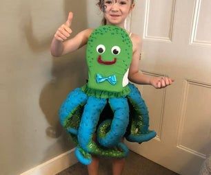 DIY Octopus Costume : 6 Steps (with Pictures) - Instructables Squid Costume Diy, Ursula Costume Diy, Diy Octopus, Squid Costume, Octopus Dress, Octopus Legs, Octopus Costume, Ursula Costume, Fish Costume