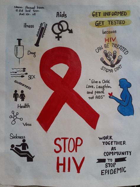 World Aids Day Poster Drawing, Aids Day Poster Design, Hiv Aids Art Poster Drawing, Poster Virus Hiv, Hiv Awareness Posters, Hiv Aids Art Poster, Poster Hiv Aids, Aids Awareness Poster Art, World Aids Day Creative Ads