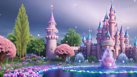 Barbie Castle Background, Barbie Landscape Background, Barbie Background Landscape, Barbie Landscape, Disney Castle Wallpaper, Disney Princess Background, Frozen Background, Fairytale Land, Background Landscape