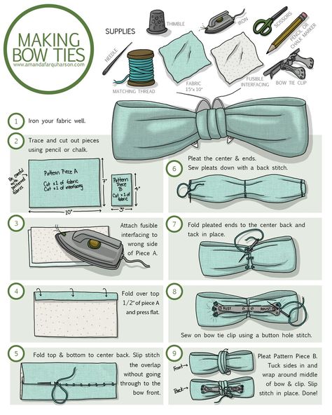 Bow Tie Tutorial, Make A Bow Tie, Bowtie Pattern, Make A Bow, Cat Bow Tie, Sew Ins, Tie Pattern, Cat Bow, Sewing Stitches