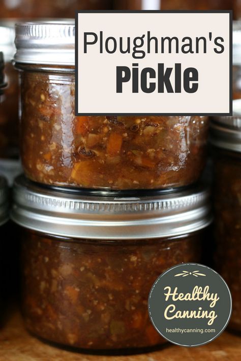 Branston Pickle, How To Make Pickles, Hp Sauce, Relish Recipes, Homemade Pickles, Sweet Pickles, Pickled Vegetables, Chutney Recipes, British Food