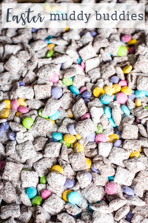 Easter Chex Mix Bunny Bait White Chocolate, Puppy Chow Chex Mix Recipe Easter, Easter Snack Mix Recipes Bunny Bait, Easter Chex Mix Bunny Bait, Easter Muddy Buddy Recipes, Easter Chex Mix Recipes, Easter Puppy Chow, Easter Trail Mix, Bunny Bait Recipe