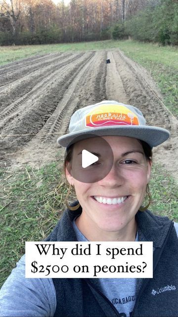 Morgan Sharpe on Instagram: "Peonies are the long game but boy are they worth it!   Last year I planted 100 peonies in my front yard.  This year I’m transplanting those 100 to the farm and adding another 250–that means I’ll have 350 peonies shooting up come spring!  I may not get many blooms this year but don’t worry, they are coming!" Farm Front Yard, Peony Hedge, Peony Farming, Peony Field, Peony Farm, The Long Game, Flower Farming, Planting Peonies, Peony Garden