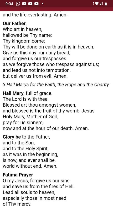 How To Do The Rosary, Hail Mary Prayer Catholic, Catholic Mass Prayers, Rosary Prayer Guide, Church Prayers, Rosary Prayers, Catholic Bible Verses, Prayers Catholic, Rosary Prayers Catholic