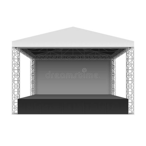 Stage Drawing Concert, Concert Drawing Reference, Stage Concert Design, Concert Outdoor, Stage Rigging, Open Air Theater, Outdoor Stage, Birthday Background Images, Live Sound