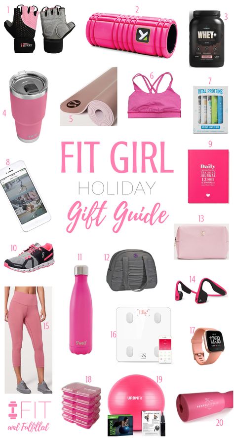 Gym Bag Essentials, Girls Gift Guide, Gym Room At Home, Gym Room, Gym Essentials, Workout Essentials, Fitness Challenge, 20 Gifts, Fitness Gifts