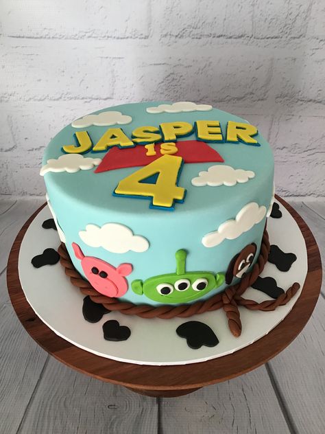 Tou Story Birthday Cake Ideas, Toy Story Cake One Tier, 1 Tier Toy Story Cake, Toy Story Smash Cake 2nd Birthday, Toy Story Two Infinity And Beyond Cake, Toy Story Birthday Cake Buttercream, Toy Story Diy Cake, Toy Story Second Birthday Cake, Small Toy Story Cake