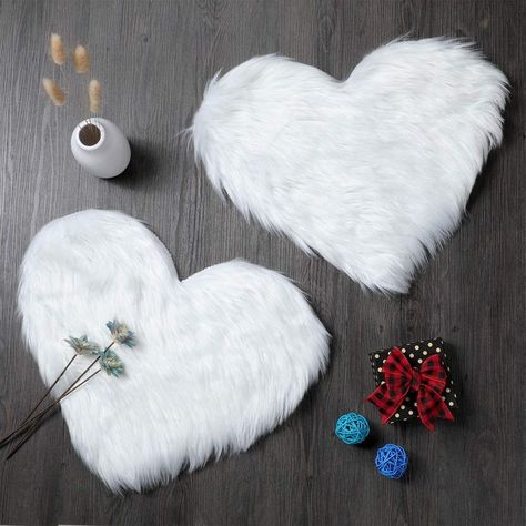 Heart Shaped Rug, Faux Sheepskin Rug, Floor Bedroom, Shaped Rug, Faux Fur Rug, Best Wedding Gifts, Fluffy Rug, Room Carpet, Living Room Area Rugs