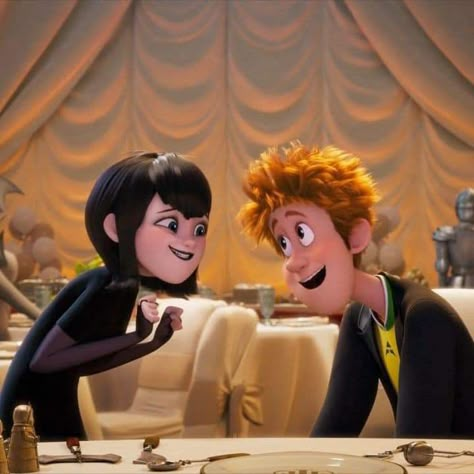 Johnny Hotel Transylvania, Mavis And Johnny, Transylvania Movie, Mavis Hotel Transylvania, Disney Duos, Mavis Dracula, Me N Him, In Another Universe, Another Universe