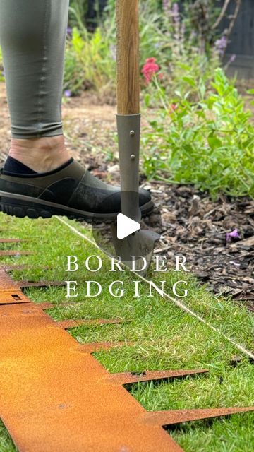 Garden Edges And Borders, The Bends, Lawn Edging, Garden Makeover, Us Border, So Satisfying, Garden Edging, Corten Steel, Garden Borders