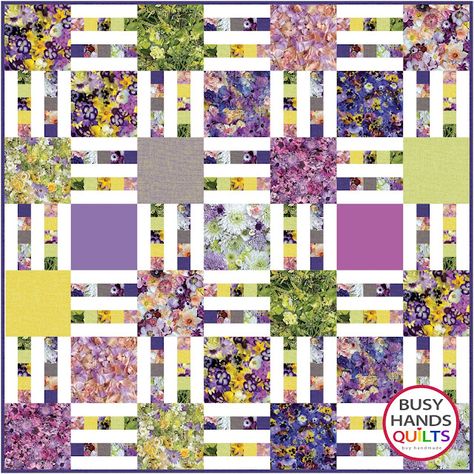 Picket Fence Quilt Pattern in Hand Picked First Light! Picket Fence Quilt, Fence Quilt Pattern, Fence Fabric, Easy Quilting Design, Layer Cake Quilt Patterns, Cake Quilt, Quilting Blogs, Farmhouse Quilts, Layer Cake Quilts