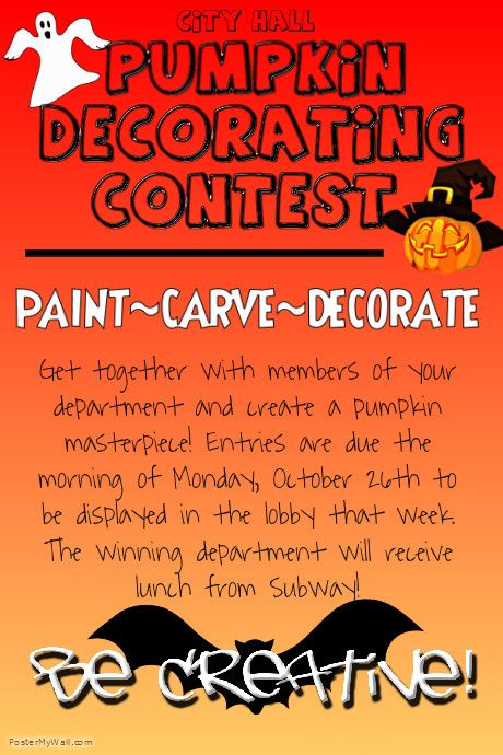 Create the perfect design by customizing easy to use templates in MINUTES! Easily convert your image designs into videos or vice versa! Browse through effective promotional flyers, posters, social media graphics and videos. Download web quality graphics for free! Prices start at $2.99 ONLY. Pumpkin Carving Contest Flyer, Pumpkin Decorating Contest Flyer, Halloween Contest Ideas For Work, Pumpkin Painting Contest, 2024 Activities, Resident Appreciation, Pumpkin Designs Painted, Halloween Candy Crafts, Afterschool Program