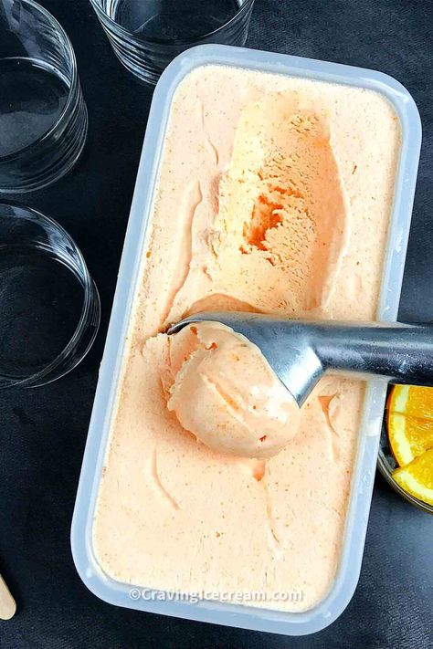 Orange creamsicle ice cream recipe Orange Crush Ice Cream Recipe, Orange Creamsicle Ice Cream Recipe, Creamsicle Ice Cream Recipe, Orange Ice Cream Recipe, Orange Creamsicle Ice Cream, Creamsicle Ice Cream, 3 Ingredient Ice Cream, Craving Ice Cream, Blender Ice Cream