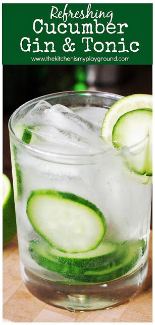 Gin Tonic Recetas, Party Cocktail Recipes, Cucumber Gin Cocktail, Gin Tonic Recipe, Cucumber Cocktail, Cocktail Party Food, Tonic Recipe, Gin Recipes, Gin Cocktail Recipes