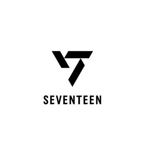 Seventeen Logo, Logo Outline, Afraid To Lose You, Black And White Stickers, Kpop Drawings, Seventeen Wallpapers, Mingyu Seventeen, Aesthetic Desktop Wallpaper, Black And White Drawing