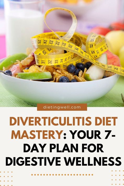 Master your diverticulitis diet with a 7-day plan for digestive wellness. Take charge of your gut health and savor the benefits. #DiverticulitisDiet #DigestiveWellness #7DayPlan Divertulosis Diet, Diverculitis Diet Recipes, Duodenitis Diet, Diverticulos Dinner Recipes, Diverticular Diet Recipes Easy, Diviticulitis Food List, Diverticular Diet, Diverticulos Flare Up Meals, Diverticulos Meals