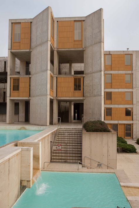 Restoration work completes on Louis Khan's Salk Institute Louis Kahn House, Salk Institute, Lebbeus Woods, Laboratory Design, Louis Kahn, Richard Meier, Steven Holl, Toyo Ito, Peter Zumthor