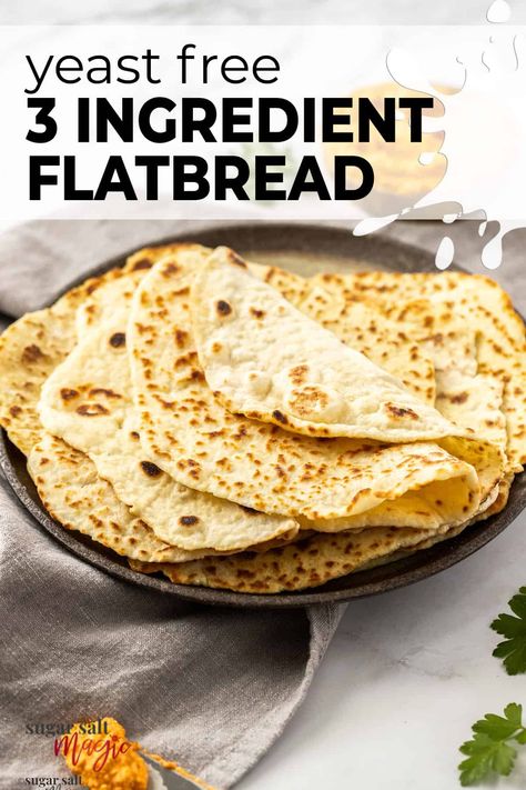 Healthy Flatbread, Easy Flatbread Recipes, The Boiled Egg Diet, Easy Flatbread, Flatbread Recipe, Pizza Base, Egg Diet Plan, Two Ingredient, Boiled Egg Diet Plan