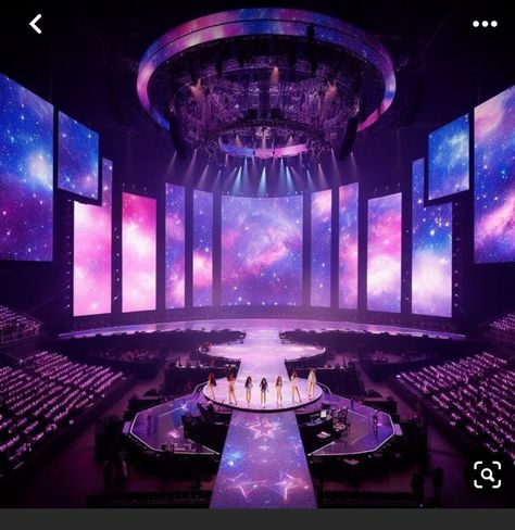 Stage Set Up Concert, Stage Ideas Concert, Stage Design Concert, Concert Audience, Stage Concept, Moon Stages, Future Concert, Corporate Conference, Arena Stage