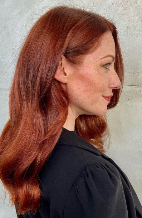 50 Hottest Red Hair Color Ideas for 2023 - The Trend Spotter Deep Red Hair Color, Ruby Red Hair, Light Red Hair, Deep Red Hair, Light Auburn Hair, Red Hair Color Ideas, Cinnamon Hair, Black Red Hair, The Trend Spotter