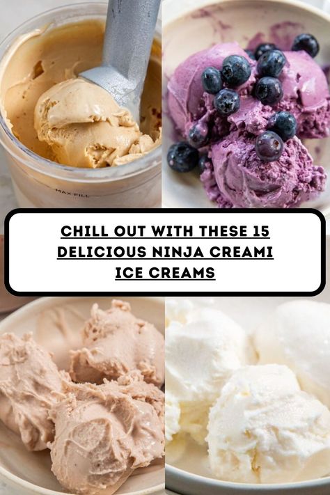 Who says dessert has to wait? These 15 Ninja Creami ice creams are the ultimate way to chill out and celebrate a satisfying dinner! Ninja Creami Vanilla Base, Ninja Creami Recipes With Pudding, Chocolate Ice Cream Ninja Creami, Ninja Ice Cream Recipes, Ninja Ice Cream, Ninja Creami Ice Cream Recipes, Ninja Ice Cream Recipe, Ice Cream Recipes Machine, Creami Recipes