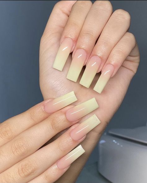 Nail Suggestions, Acrylic Nails Yellow, Yellow Nails Design, Instagram Square, Spring Nail Designs, Ombre Acrylic Nails, Nails Today, Daily Nail, Nail Essentials