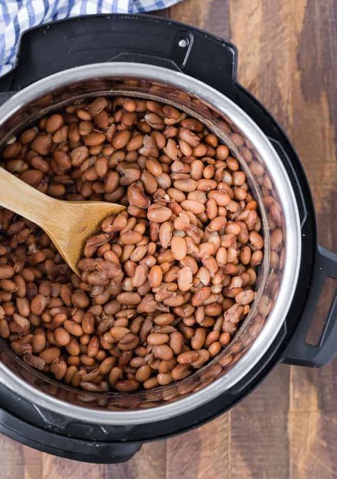 Instant Pot Pinto Beans Recipe, Pressure Cooker Baked Beans, Instant Pot Baked Beans, Instant Pot Pinto Beans, Instant Pot Beans Recipe, Pinto Beans Recipe, Pinto Bean Recipes, Baked Beans Recipe, Cooking Dried Beans