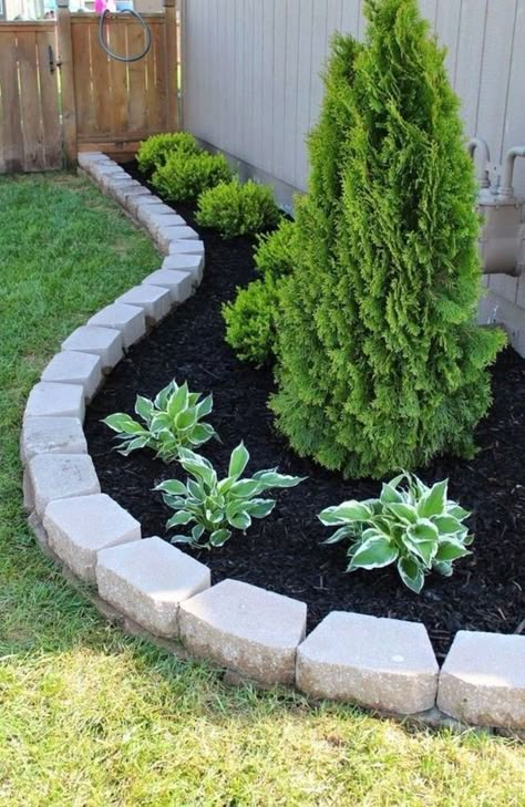 (10) Pinterest Small Front Gardens, Cheap Landscaping Ideas, Small Front Yard Landscaping, Front Garden Landscape, Easy Landscaping, Front Landscaping, Walled Garden, Landscape Designs, Home Landscaping