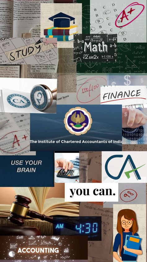 ♡♡♡ Academic Vision Board Ideas, Ca Students Wallpaper, Ca Aesthetic Wallpaper, Vision Board For Ca Students, Business Finance Student Aesthetic, Accounting Student Vision Board, Ca Study Motivation Wallpaper, Ca Inspirational Quotes, Chartered Accountant Vision Board