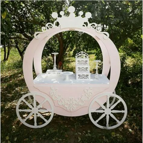 Flower Princess Birthday Party, Party Furniture, Cinderella Birthday Party, Princess Theme Birthday, Princess Theme Birthday Party, Princess Tea Party, Candy Cart, Princess Theme Party, Cinderella Party