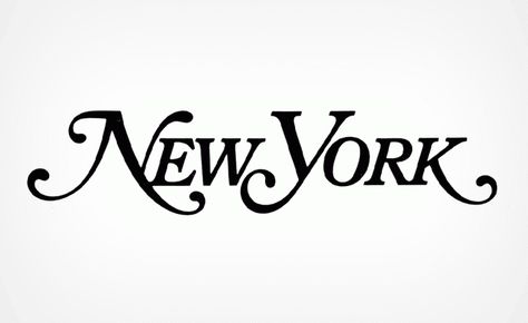 New York magazine. Graphic design: Milton Glaser. New York Tattoo, New York Logo, Nyc Baby, Typography Images, Massimo Vignelli, New York Graffiti, Milton Glaser, New York Magazine, I Love Ny