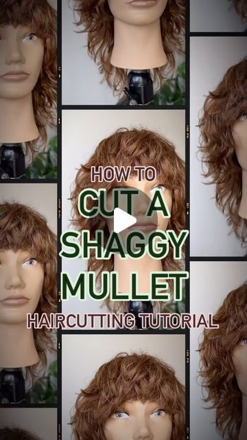 Justin Toves-Vincilione on Instagram: "How To: Shag/Mullet - Haircut Tutorial ✂️
.
Here’s another look into this trending haircut! Many of you have feedback regarding whether it’s a shag, a mullet or…neither!? 
.
To me, this is a shorter, exaggerated & more blunt version of my typical layering. Paired with the natural texture of this mannequin, it looks pretty shaggy to me! 
.
Get the look with @arcscissors Paragon II 7” scissors - literally made with Super Gold Japanese Steel - perfect for blunt lines on any texture or density ✂️ use CODE JUSTIN15 for 15% off! 
.
I’d love to hear your thoughts! Leave a comment with your opinion and follow for more haircutting inspiration and education! 
.
#btconeshot2024_cutvideo #hairvideos #hairtutorials #hairideas #haircuts #haircut #haireducation #hai Femme Mullet, Shag Tutorial, Mullet Tutorial, Shag Mullet, Shaggy Mullet, Short Mullet, Shaggy Short Hair, Haircut Tutorial, Mullet Haircut