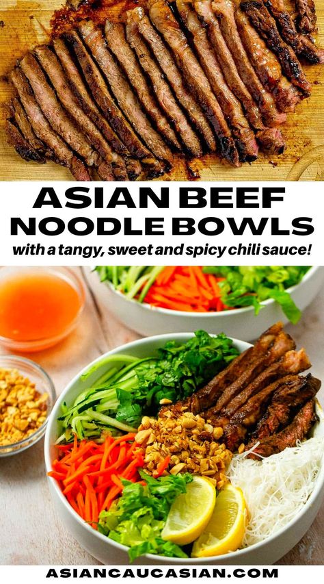 Pulled Pork Ramen, Beef Noodle Bowl, Sweet And Spicy Chili, Spicy Chili Sauce, Korean Bbq Beef, Noodle Bowls Recipes, Healthy Asian Recipes, Asian Beef, Spicy Rice