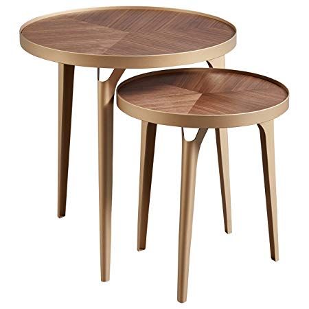 Side Table Wood Modern, Mid Century Modern Side Table, Side Table Set, Nesting Coffee Tables, End Table Sets, Metal Side Table, Room Redo, Furniture Side Tables, Modern Side Table