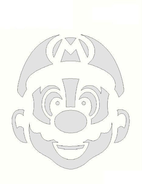 Mario stencil Mario Pumpkin, Disney Pumpkin Stencils, Pumpkin Carving Patterns Free, Halloween Pumpkin Stencils, Cute Pumpkin Carving, Scary Halloween Pumpkins, Halloween Pumpkin Carving Stencils, Pumpkin Drawing, Amazing Pumpkin Carving