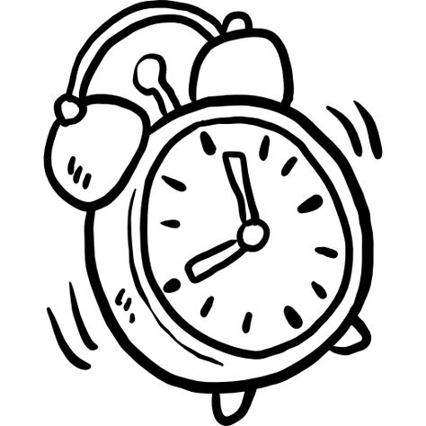 Alarm clock Clock Digital Art, Alarm Clock Doodle, Alarm Drawing, Alarm Clock Drawing, Alarm Clock Illustration, Clock Drawing, Clock Vector, Clock Drawings, Clock Icon