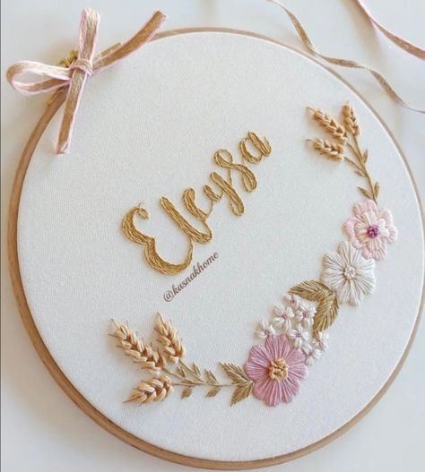 Christian Embroidery, Basic Hand Embroidery Stitches, Hand Embroidery Patterns Free, Embroidery Lessons, Diy Bead Embroidery, Diy Embroidery Designs, Name Embroidery, Diy Embroidery Patterns, Handmade Embroidery Designs