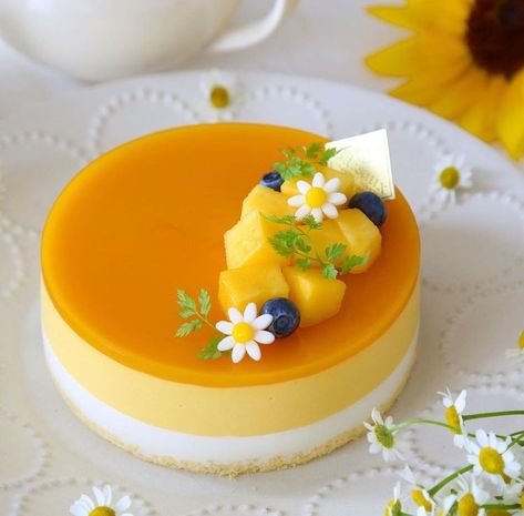 Yellow Cake, July 31, Mango, Cake, Yellow, Flowers, On Instagram, Instagram