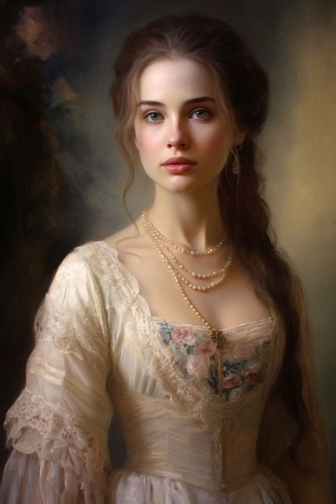 Old oil Paintings. | 💙 Art Arte 🪶 | Facebook 얼굴 그리기, Victorian Women, Historical Dresses, Character Portraits, Dark Fantasy Art, Portrait Art, Victorian Fashion, Classic Art, Female Art