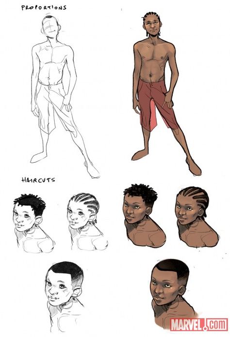 Miles Morales Concept Art, Miles Morales Concept, Sara Pichelli, Stuart Immonen, Step By Step Sketches, Human Anatomy Reference, Spider Man Miles, Spider Man Miles Morales, Comic Tutorial