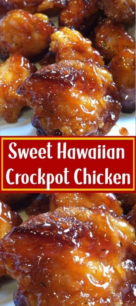 Hawaiian Crockpot Chicken, Hawaiian Crockpot, Sweet Hawaiian Crockpot Chicken Recipe, Crockpot Chicken Recipe, Chicken Crockpot, Crockpot Dishes, Chicken Slow Cooker Recipes, Crockpot Cooking, Recipes Slow Cooker