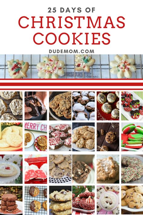 25 Days of Christmas Cookies: Our Favorite Christmas Cookie Recipes | Spend the holiday season baking cookies with these easy and delicious recipes. Christmas Cookie Recipes Holiday, Best Holiday Cookies, Recipes Holiday, Delicious Christmas Cookies, Xmas Treats, Easy Christmas Cookie Recipes, Christmas Cookie Recipes, Holiday Cookies Christmas, Hot Chocolate Cookies