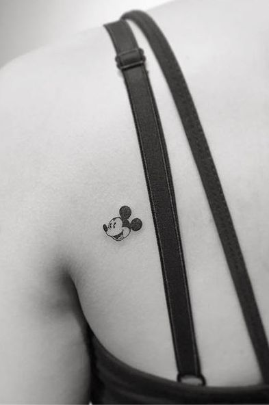 Playground Tattoo, Mouse Tattoo, Mickey Tattoo, Mickey Mouse Tattoo, Tattoo Diy, Mouse Tattoos, Shape Tattoo, Harry Potter Tattoos, Small Meaningful Tattoos