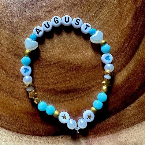 Taylor Swift Handmade Friendship Beaded Bracelet
“August” Phone Bracelet, Taylor Swift Jewelry, Taylor Swift Merch, Protection Bracelet, Clay Beads, Beaded Bracelet, Hair Nails, Made By Me, Taylor Swift