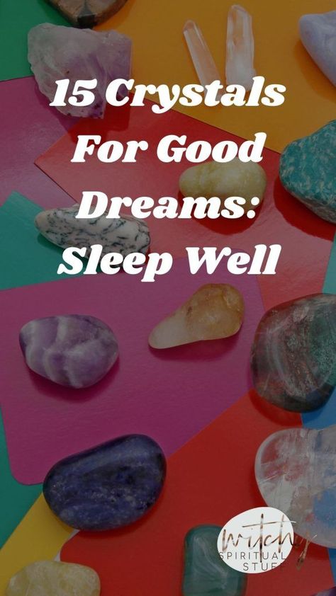 If you’re plagued by bad dreams, it can affect your sleep and leave you shaken. It can also cause fatigue the next day because of a lack of good sleep. To avoid bad dreams, there are a number of remarkable crystals that can help you have positive dreams and keep away the scary ones. #mindfulness Crystals For Dreams And Sleep, How To Stop Having Bad Dreams, How To Stop Bad Dreams, Crystals For Bad Dreams, Bad Dreams Remedies, How To Have Good Dreams, Bad Dreams Spell, Good Dreams Spell, Crystals To Sleep With