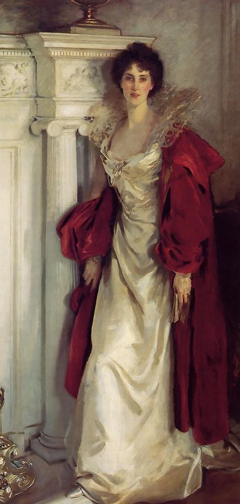 John Sargent, Painted Ladies, John Singer Sargent, Paintings I Love, Red Coat, Painting Reproductions, The Duchess, Woman Painting, American Artists