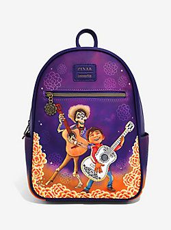 Hector And Miguel, Coco Hector, Disney Bags Backpacks, Pixar Coco, Disney Bags, Loungefly Bag, Mini Backpacks, Disney Bag, Disney Tangled