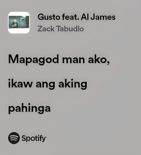 experience the heartfelt lyrics of Zack Tabudlo's song "Gusto," featuring the soulful vocals of Al James. let the soothing melodies and poignant words transport you to a place of introspection and longing for rest. Filipino Songs, Al James, Zack Tabudlo, Random Pics, A Place, Let It Be, Songs, Music, Quick Saves