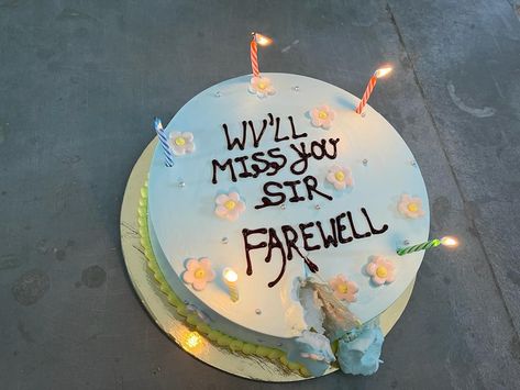 Farewell Cake For Teacher, Farewell Cake, Teacher Cakes, Real Pictures, Cake Designs, Simple Designs, Cake, Quick Saves, Design