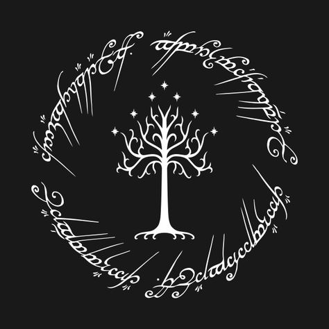 Tree of Gondor (White) Tree Of Gondor Tattoo, White Tree Of Gondor, Tree Of Gondor, Lotr Tattoo, Lord Of The Rings Tattoo, Code Secret, J.r.r. Tolkien, Ring Logo, Tolkien Art